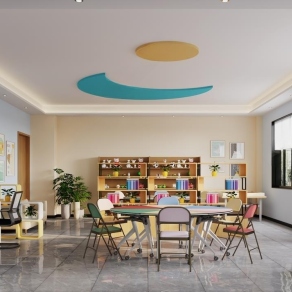 现代心理咨询室3D模型下载